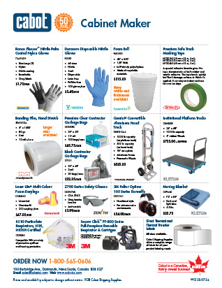 Cabot Shipping - Cabinet Maker Flyer